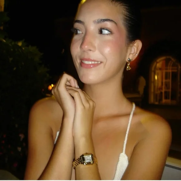 Panthere Classic Rectangle Stainless Steel
Gold Watch - Picture 7 of 9